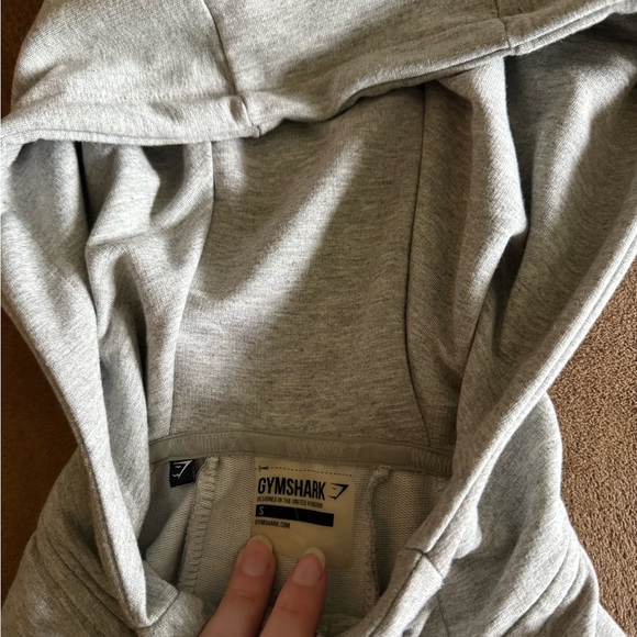Gymshark Light Gray Hoodie - Picture 2 of 4